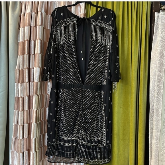 🍂🍁RARE HTF!!! NWT RIVER ISLAND 20 EMBELLISHED PLAYSUIT ROMPER - Picture 3 of 8